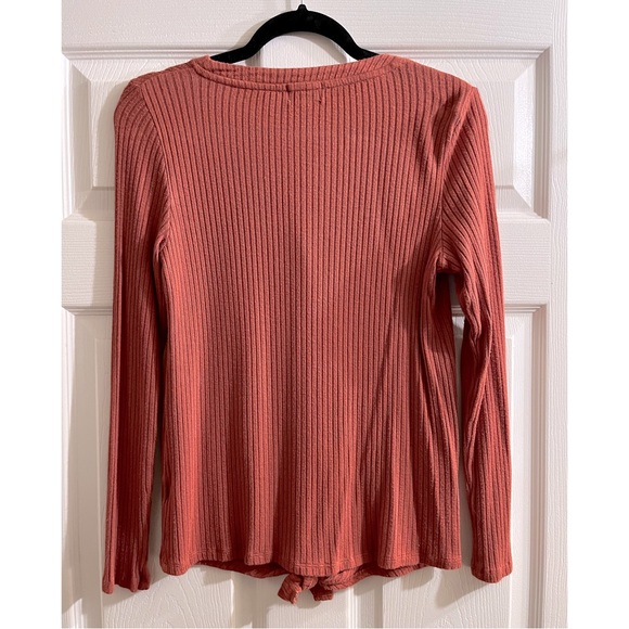 ❣️True Craft Knit Sweater Long Sleeve Coral Color Top Size X-Small (XS)❣️ - Picture 7 of 7